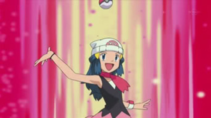 Dawn arunca pokebolul - Dawn