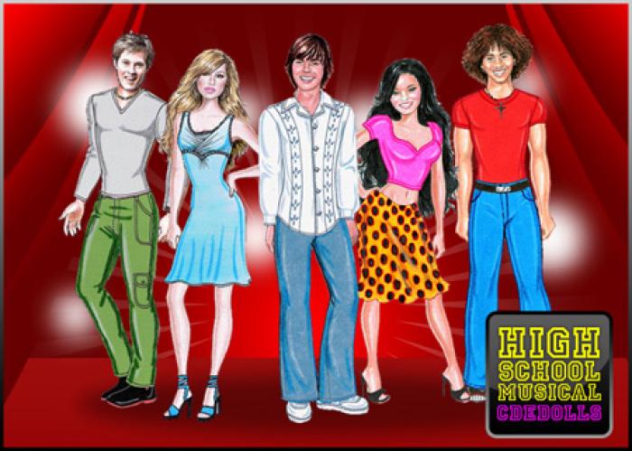 hsm_dolls - high school musical