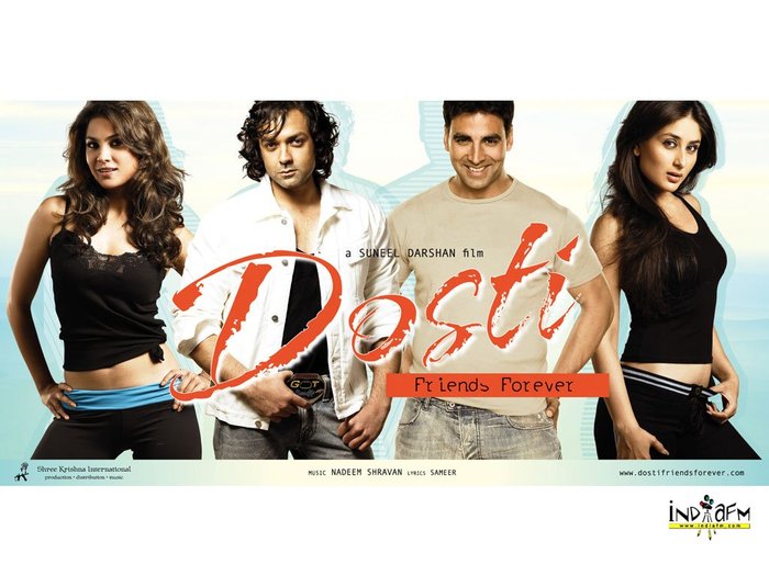 Lara in Dosti Friend Forever cu Akshau Kumar,Booby Deol si Kareena Kapoor - Lara Dutta