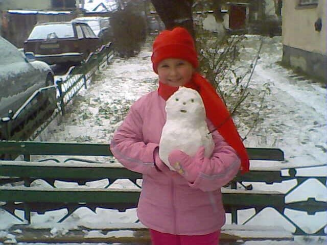 cu omul de zapada - vacanta de iarna 2008