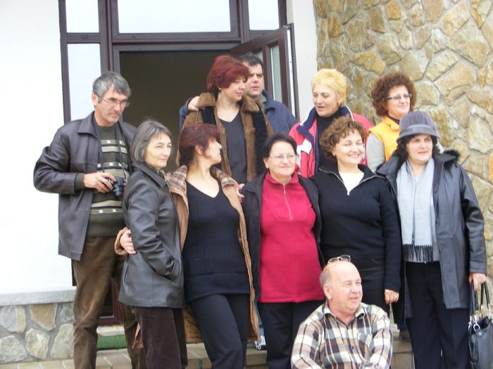 O parte din grup - Intalnire la  Castelul Dobru