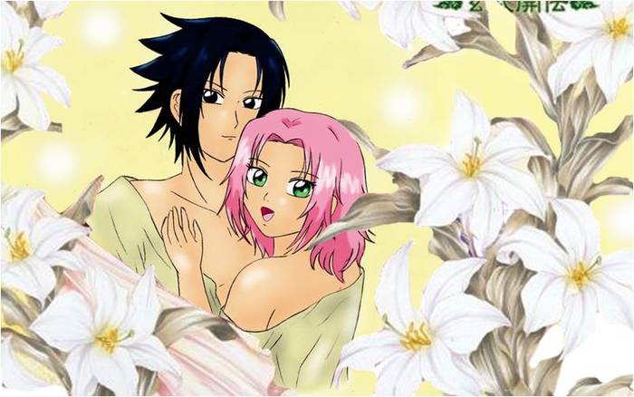 Sasuke_y_Sakura_oo_by_Hikari_Saku - Sasuke si  Sakura