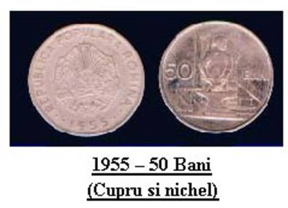 1955 - 50 bani - banii