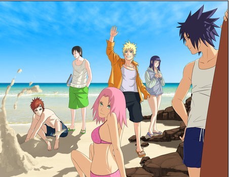 Naruto , gara , sakura , hinata , saskuke shi sai