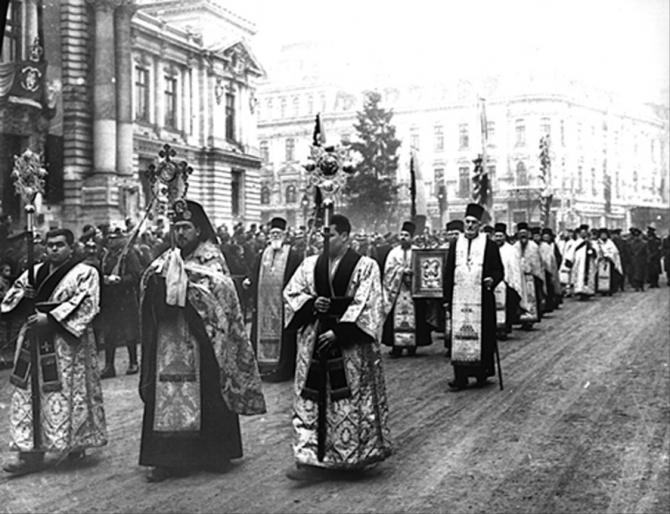 47. Procesiune religioasa de Boboteaza pe Calea Victoriei