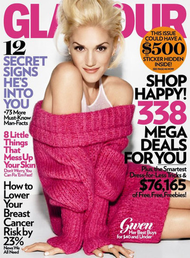 glamour-gwen[1] - Gwen Stefani pe coperta revistei Glamour