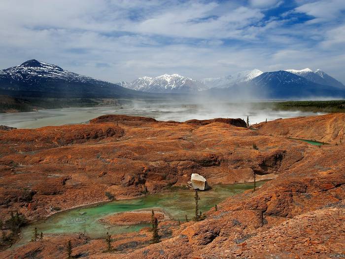 Lakes Along Alsek River, Yukon, Canada