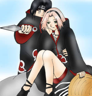 itachi si sakura