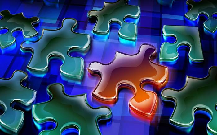 Puzzles - Glass Wallpapers