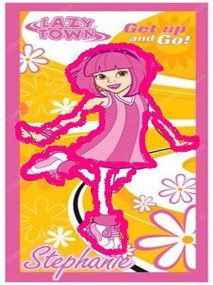 stephanie-lazy-town-pink-towel