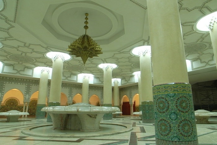 Hassan II Mosque in Casablanca - Morocco (fountain) - Islamic Architecture Around the World