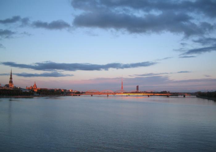 Riga - Podul peste Daugava - Riga