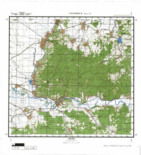 L-34-68 - Harta militara detaliata a Romaniei