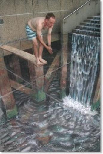 Julian Beever - iluzii optice