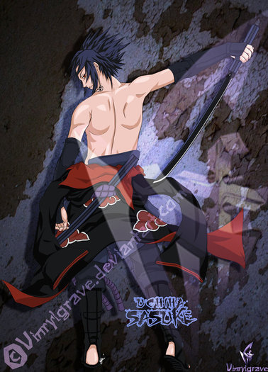 AKatsuki_Team_7__Sasuke_by_vinrylgrave - club akatsuki