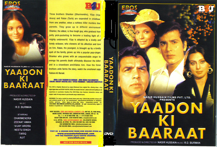Yadoon_Ki_Baaraat-front - coperti filme indiene