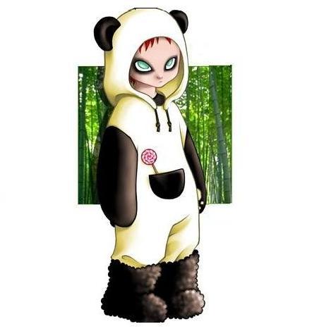 GaRa IN COSTUM DE PANDA )))