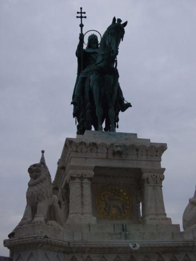 Budapesta -Statuia Sf.Stefan - Budapesta