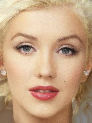 Marilyn-Monroe-and-Christina-Aguilera - t chirstina aquilera
