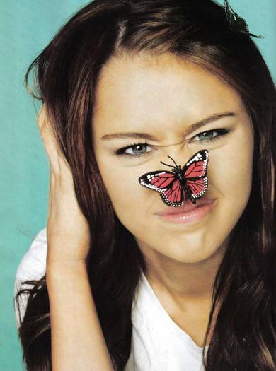 miley-cyrus-butterfly-nose - miley si un fluturas