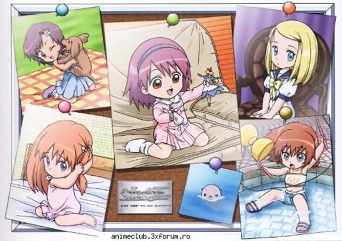 sora,layla,mia,ana si rosetta mici - kaleido star