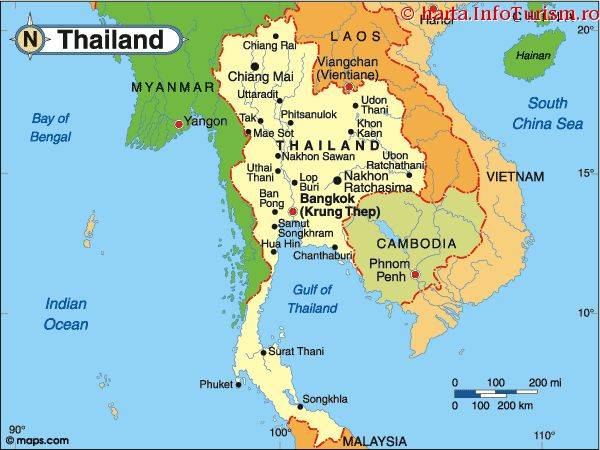 harta_politica_Thailanda