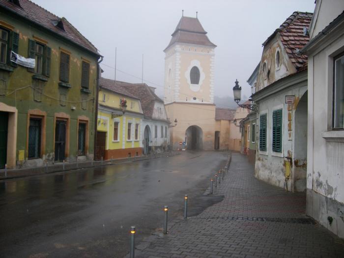 Medias-Turnul Steingasser (Str.de  piatra) construit intre anii 1507-1534