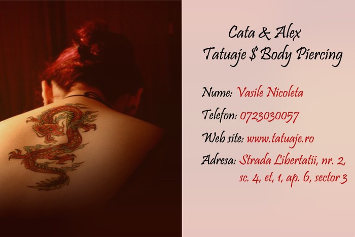 tatuaje - FAC CARTI DE VIZITA