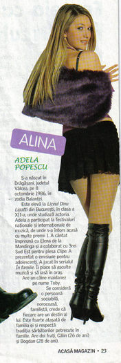 Adela Popescu (Numai Iubirea:Alina) - Adela Popescu in reviste