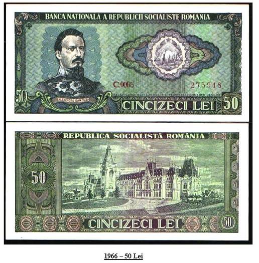 1966 - 50 lei (b) - banii