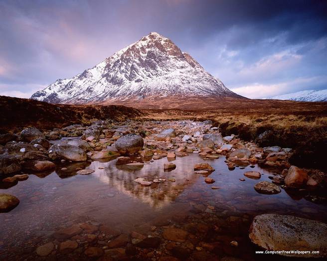 Wallpapers - Nature 10 - Buachaille_Etive_Mor,_Glencoe,_Scotland - Very Beautiful Nature Scenes