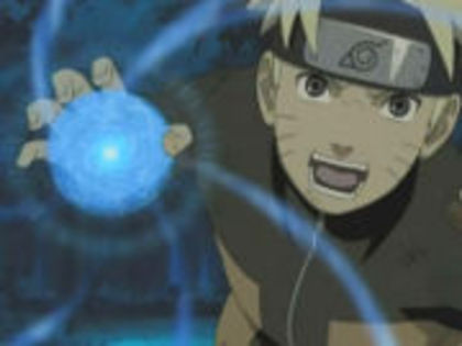 Naruto Utilizand Rasengan - Personaje din Naruto