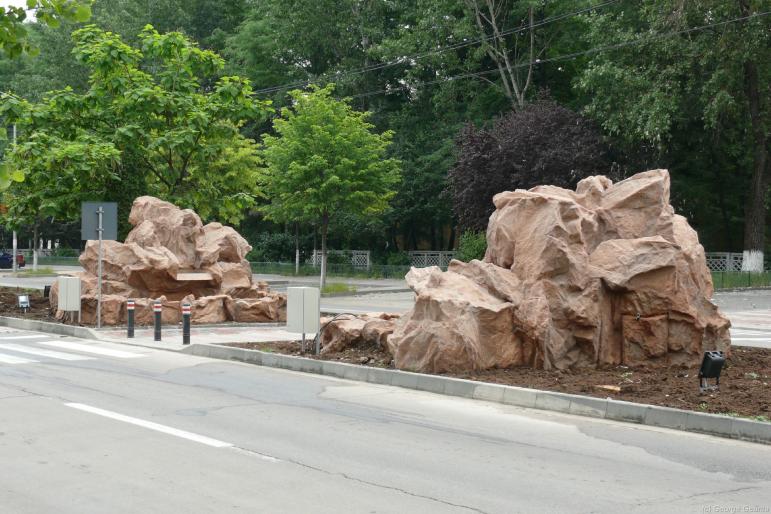 Trecere de pietoni cu arteziana - Slatina