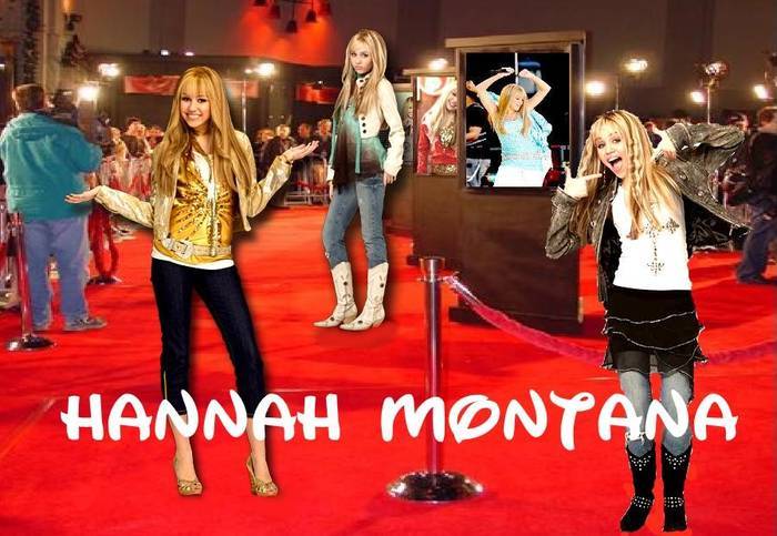 hannhah montana - poze rare cu miley cyrus sau hannah montana