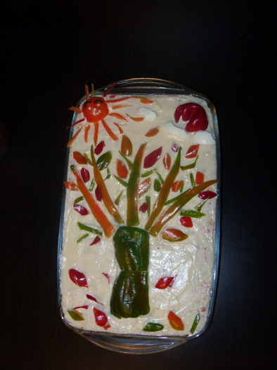 salata beof,decor de toamna