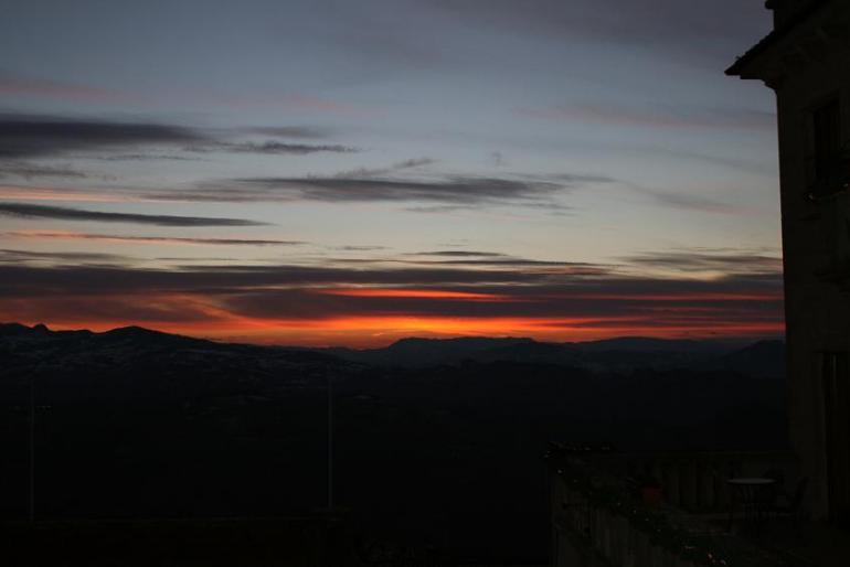 san marino sunset - Italia 2008