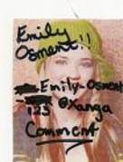 autograf emily osment - emily osment