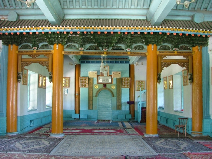 Mosque in Karakol - Kyrgyzstan (interior) - Islamic Architecture Around the World