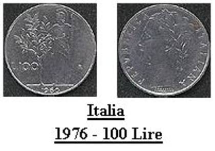 italia 1976 - 100 lire - banii