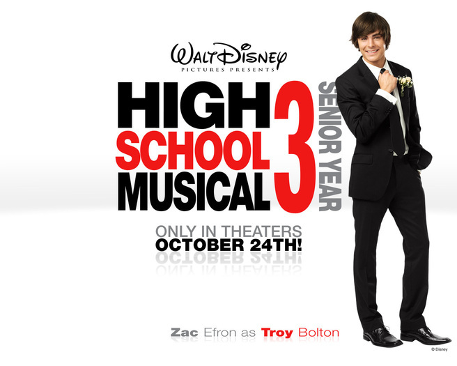 Zac Efron as Troy Bolton - x - High School Musical