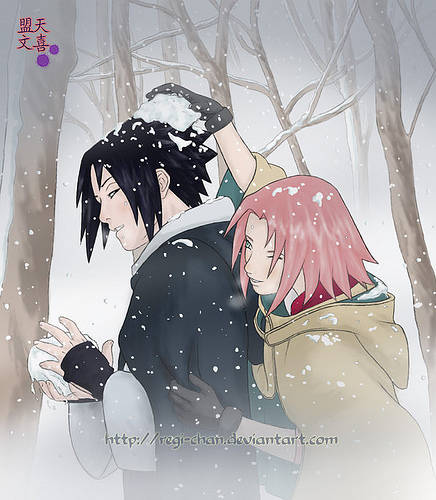 Sakura si Sasuke - Cupluri din Naruto