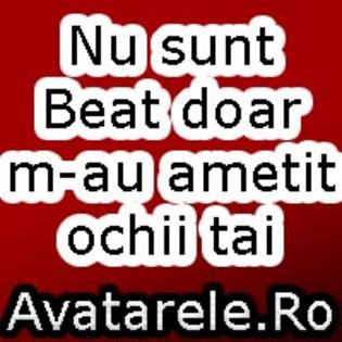 nu sunt beat doar m-au ametit ochii tai