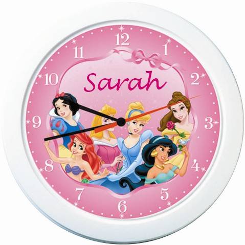 2017_princess_personalised_clock