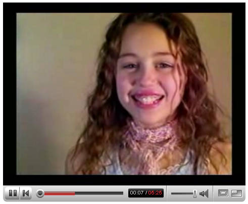hannah-montana-audition-tape - younger miley