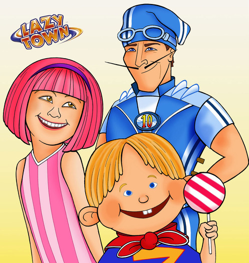 lazy-town-illustration - Lazy town