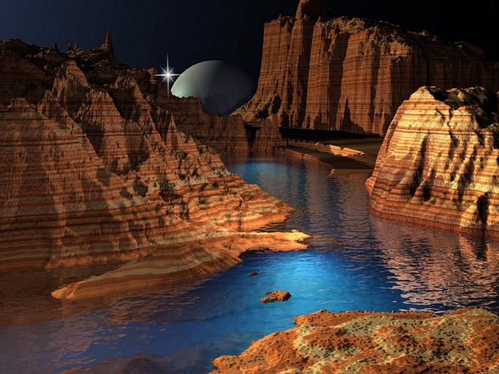 Cool_Canyon-0265  Future  Art - Abstract 3D Wallpapers 2009
