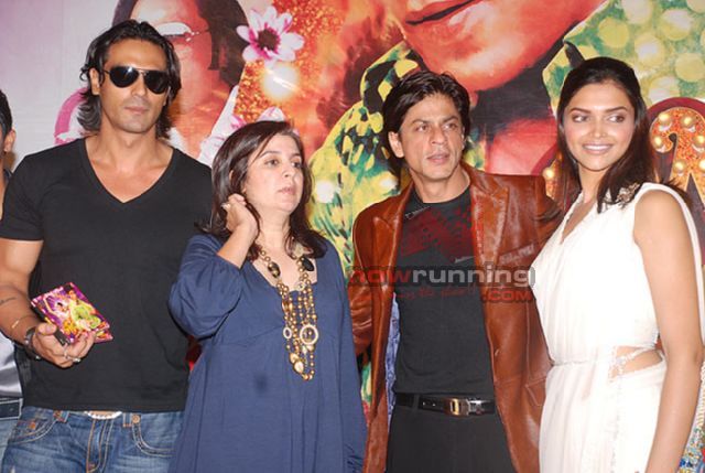 Arjun Rampal,Directoarea filmului,Srk si Deepika facea reclama la dvds cu muzica a filmului OSO
