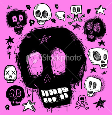 ist2_8565136-skull-doodles[1] - poze rock