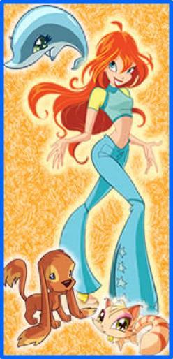 blum  si  animalele - winx  bloom