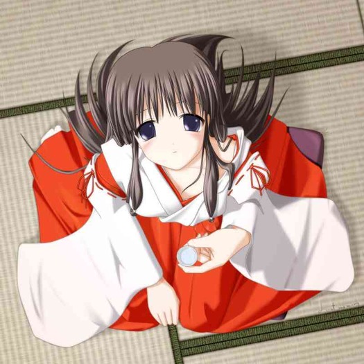 tea - anime in kimono